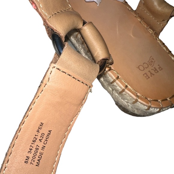💗 NWB! Frye & Co Colorful Stitch Wrap Sandals - Picture 8 of 12